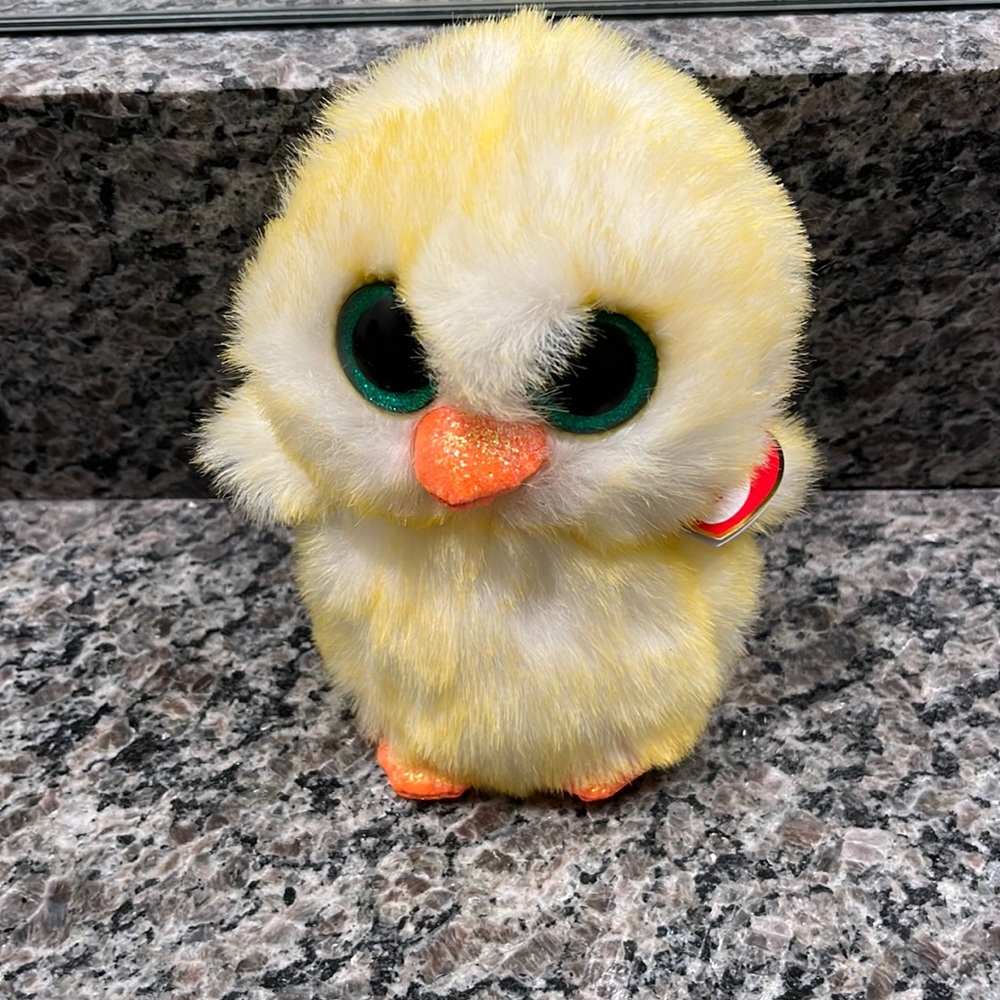 New Ty Beanie Boos LEMON DROP the Easter Baby Chick Plush Stuffed Animal